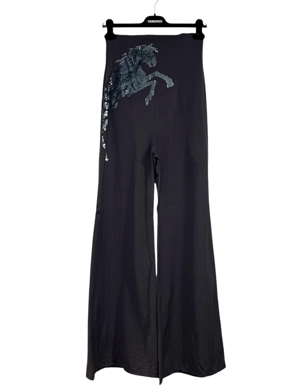 🦄 CHLOE by Stella McCartney Horse Wool Flare High Waisted Pants